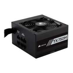 Corsair 750W Enthusiast TX-M Series TX750M PSU, Rifle Bearing Fan, Semi-Modular, 80+ Gold	