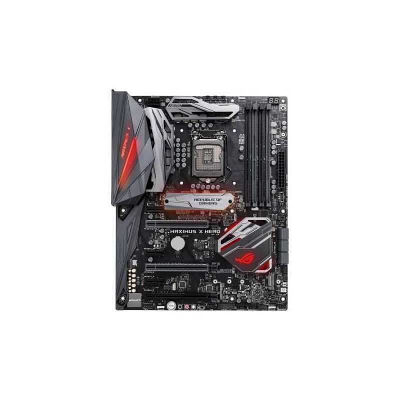 Asus ROG MAXIMUS X HERO, Intel Z370, 1151, ATX, 4 DDR4, XFire/SLI, HDMI, DP, RGB Lighting