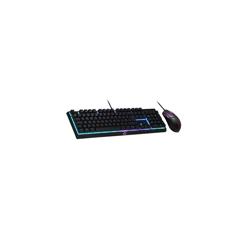 Cooler Master Ms110 Usb Rgb Led Gaming Keyboard Mouse Set With Mem Chanical Switches