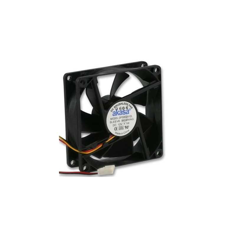 Akasa 80mm 1800RPM Black OEM Fan