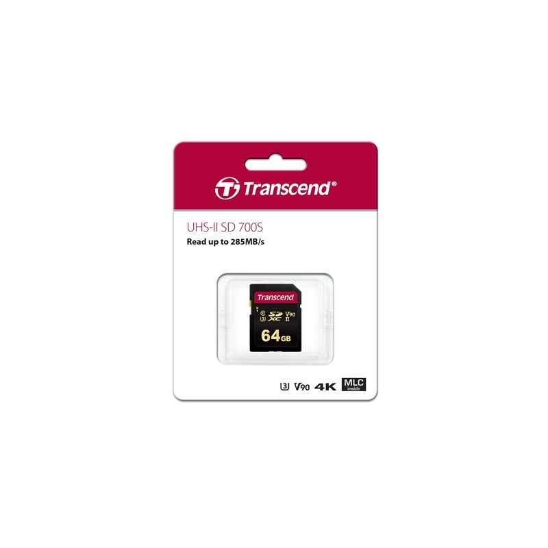 Transcend 64GB SDXC Class 3 UHS-II Flash Card