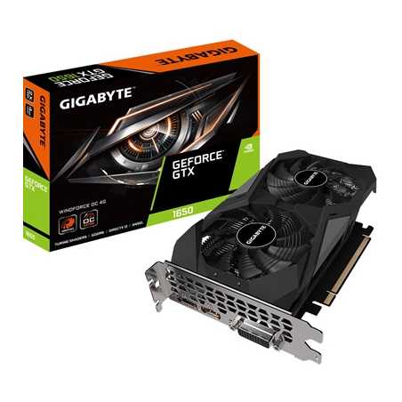 Gigabyte GeForce GTX 1650 GDDR6 WINDFORCE OC 4GB Dual Fan Graphics Card