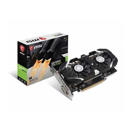 MSI GeForce GTX 1050 TI 4GT OC 4GB Dual Fan Graphics Card