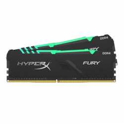 Kingston HyperX Fury RGB 32GB Black Heatsink (2x16GB) DDR4 3000MHz DIMM System Memory