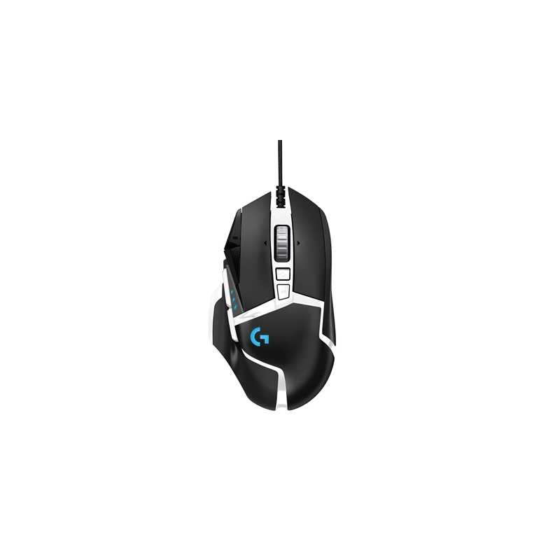 Logitech G502 Special Edition Hero USB RGB LED Black & White Programmable Gaming Mouse