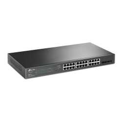 TP-LINK (TL-SG2428P) JetStream 28-Port Gigabit Smart Switch with 24-Port PoE+, 4 GB SFP Slots