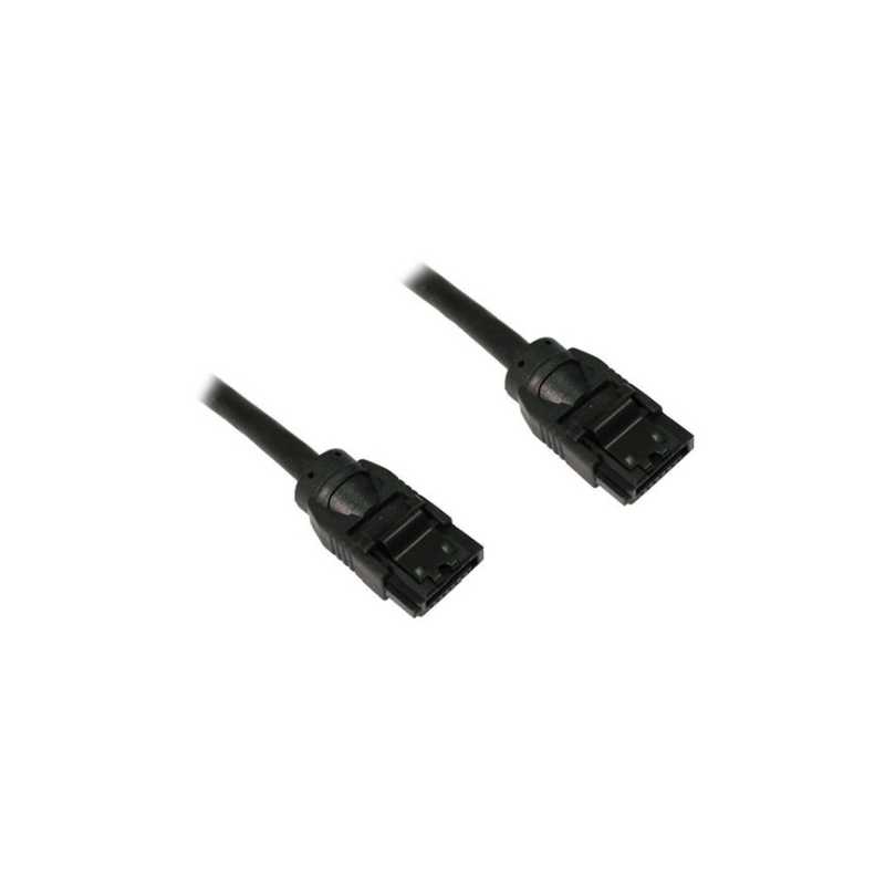 Spire SATA3 Cable, Locking Latch, Straight Connection, 45cm