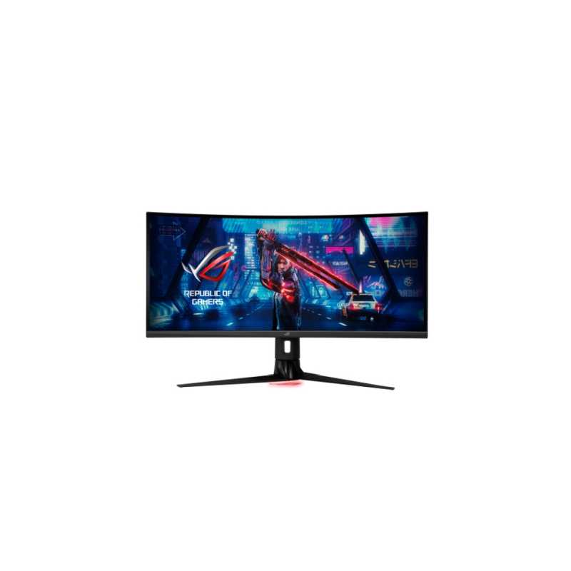 ASUS ROG Strix 34” Gaming Monitor (XG349C) - UWQHD (3440 x 1440), 180Hz,  1ms, Extreme Low Motion Blur Sync, 135% sRGB, G-Sync Compatible, DisplayHDR