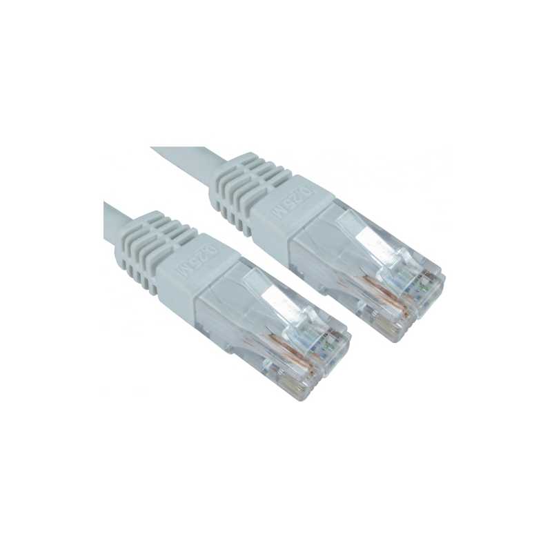 Spire Moulded CAT6 Patch Cable, 1 Metre, Full Copper, White