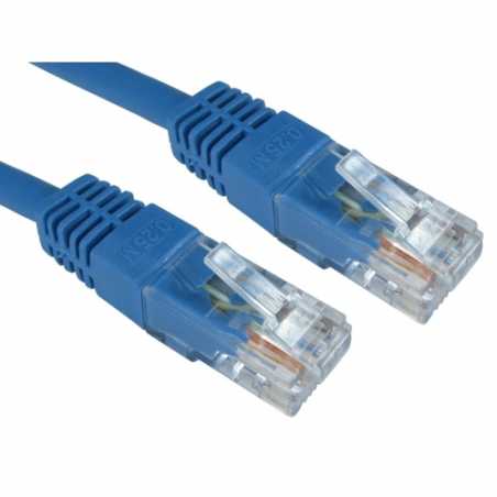 Spire Moulded CAT6 Patch Cable, 2 Metre, Full Copper, Blue