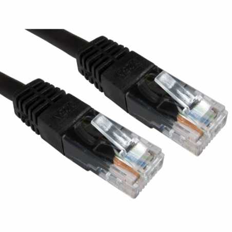 Spire Moulded CAT6 Patch Cable, 10 Metres, Full Copper, Black