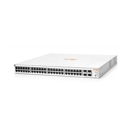 Aruba Instant On 1930 48-Port Gigabit POE Switch, 48x POE Gigabit Ethernet, 4x 1G/10G SFP+ Ports, Layer 2+ Smart Managed, Cloud 