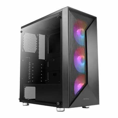 Antec NX320 ARGB Gaming Case w/ Glass Window, ATX, 3 ARGB Fans, LED Control Button, 360mm Radiator Support