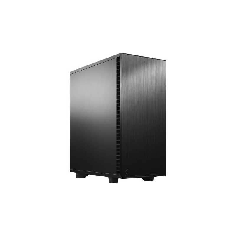 Fractal Design Define 7 Compact (Black Solid) Gaming Case, ATX, 2 Fans, Sound Dampening, Ventilated PSU Shroud, USB-C