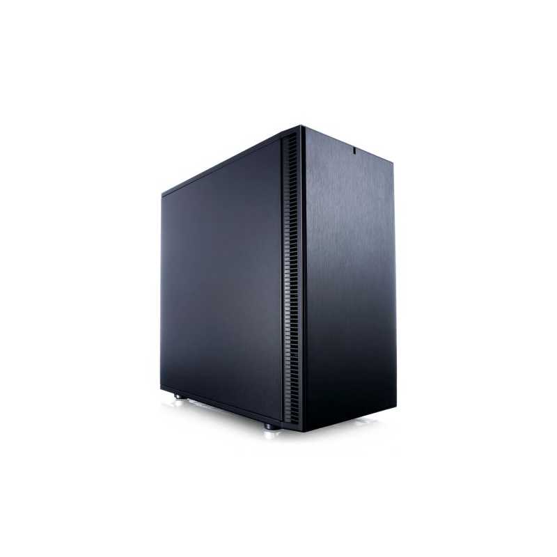 Fractal Design Define Mini C (Black Solid) Quiet Compact Gaming Case, Micro ATX, 2 Fans, ModuVent Sound Dampening, PSU Shroud, O