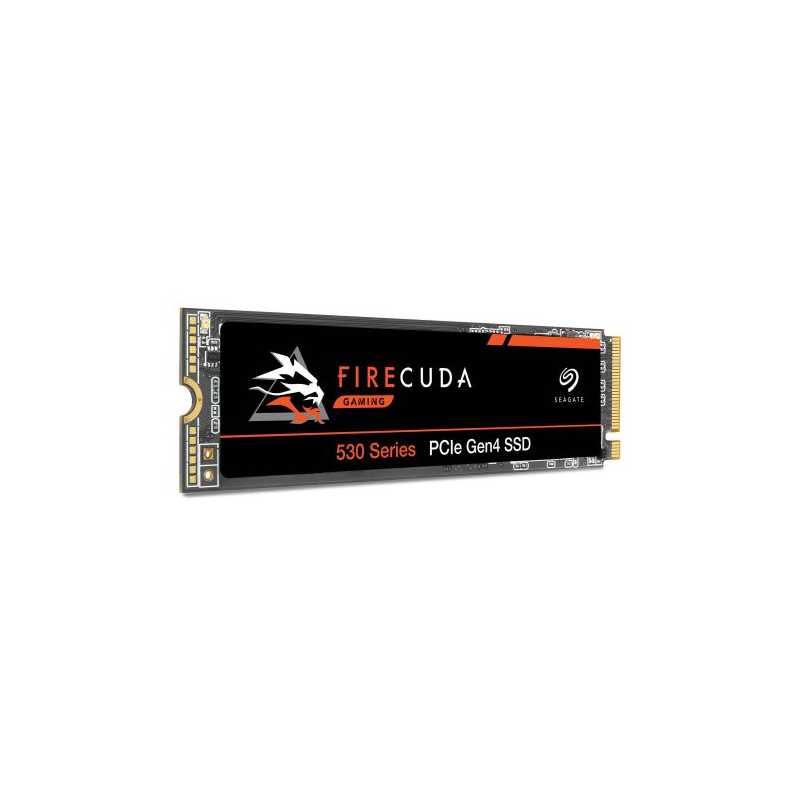 Seagate 1TB FireCuda 530 M.2 NVMe SSD, M.2 2280, PCIe 4.0, TLC 3D NAND, R/W 7300/6000 MB/s, 800K/1000K IOPS