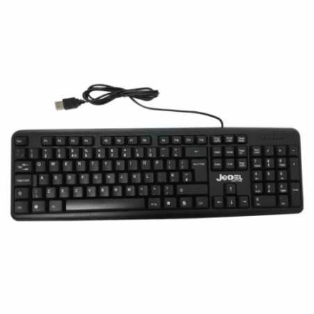 Jedel K11 Wired Keyboard, USB, Low Profile, Spill Resistant, Quiet Keys