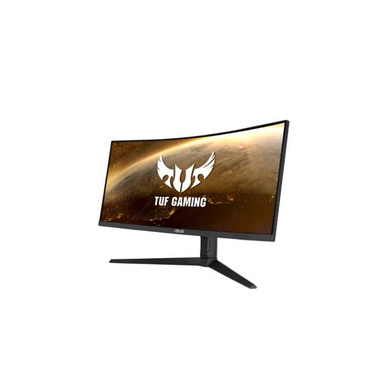 Asus TUF Gaming 34" WQHD Ultra-wide Curved Gaming Monitor (VG34VQL1B), 3440 x 1440, 1ms, 2 HDMI, 2 DP, USB, 165Hz, VESA