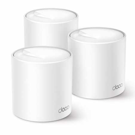 TP-LINK (DECO X50) AX3000 Dual Band Wireless Whole Home Mesh Wi-Fi System, 3 Pack, 3x LAN, OFDMA & MU-MIMO, TP-Link HomeShield