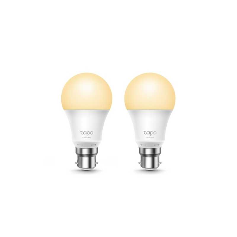 TP-LINK (L510B 2-Pack) Wi-Fi LED Smart Light Bulb, Dimmable, Schedule, App/Voice Control