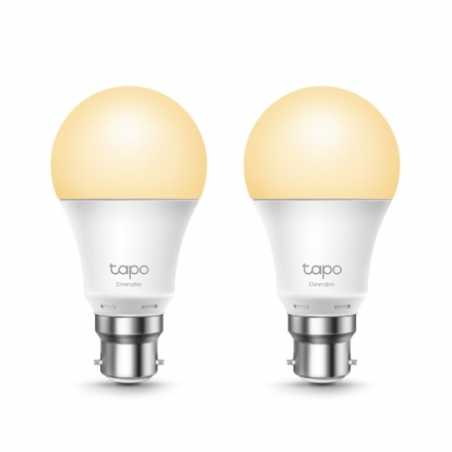 TP-LINK (L510B 2-Pack) Wi-Fi LED Smart Light Bulb, Dimmable, Schedule, App/Voice Control