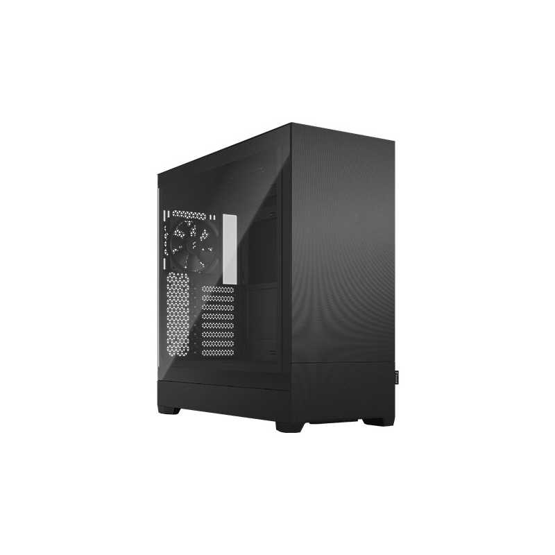 Fractal Design Pop XL Silent (Black TG) Gaming Case w/ Clear Glass Window, E-ATX, Sound-Damping Steel & Foam, 4 Fans