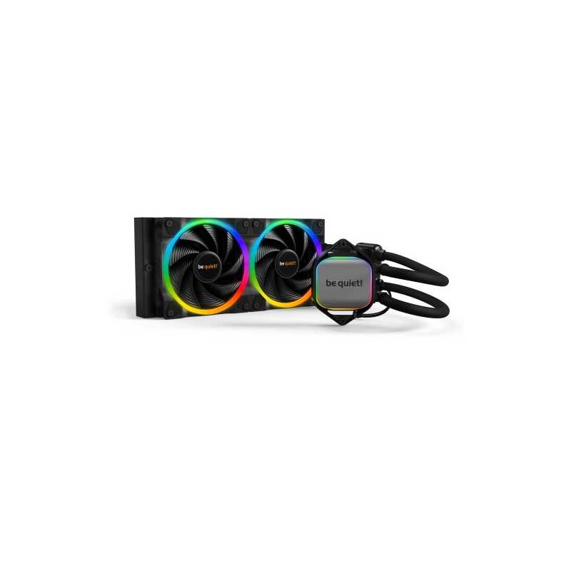 Be Quiet! Pure Loop 2 FX ARGB 240mm Liquid CPU Cooler, 2 x 12cm Light Wings ARGB Fans, ARGB PWM Hub