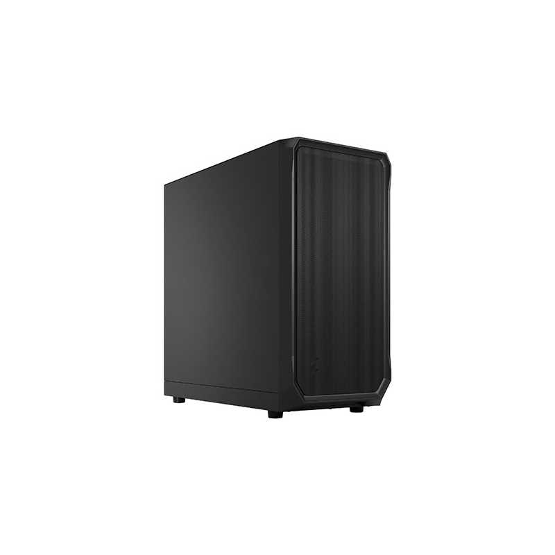 Fractal Design Focus 2 (Black Solid) Gaming Case, ATX, 2 Fans, Mesh Front, Innovative Shroud System