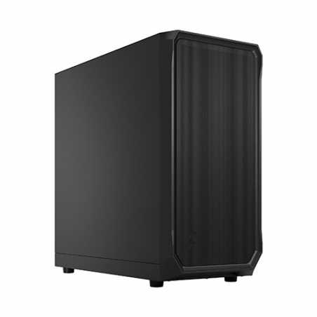 Fractal Design Focus 2 (Black Solid) Gaming Case, ATX, 2 Fans, Mesh Front, Innovative Shroud System