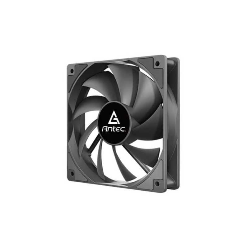 Antec P12 12cm PWM Case Fan, Black, 9 Blades, Fluid Dynamic, Anti-Vibration, Up to 1400 RPM