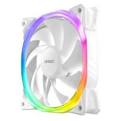 Antec Fusion 12cm PWM ARGB Case Fan, Hydraulic Bearing, 16 LEDs, Anti-Vibration, Up to 2000 RPM, White