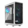 Fractal Design Meshify 2 Compact RGB (WhiteTG) Gaming Case w/ Clear Glass Window, ATX, Angular Mesh Front, 4 RGB Fans, RGB Contr