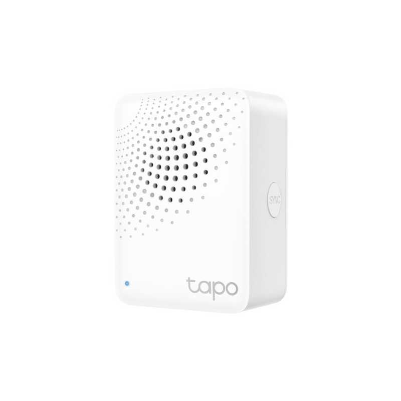 TP-LINK (TAPO H100) Smart IoT Hub w/ Chime, Connect up to 64 Devices, Low-Power, Smart Alarm, Smart Doorbell