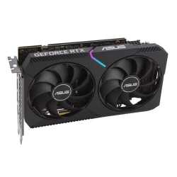 Asus DUAL RTX3060 OC, PCIe4, 8GB DDR6, HDMI, 3 DP, 1867MHz Clock, RGB Lighting, Overclocked