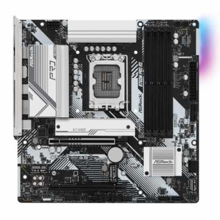 Asrock B760M PRO RS, Intel B760, 1700, Micro ATX, 4 DDR5, HDMI, DP, 2.5G LAN, PCIe5, 3x M.2, RGB