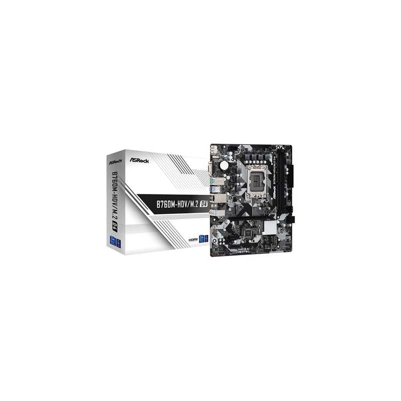 ASRock B760M-HDV/M.2 D4 Motherboard