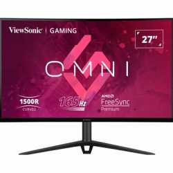 Viewsonic VX Series VX2718-PC-MHDJ 27" Curved Gaming Monitor, HDMI, Display Port, Full HD, 165Hz, 1ms, Freesync, Speakers, VESA