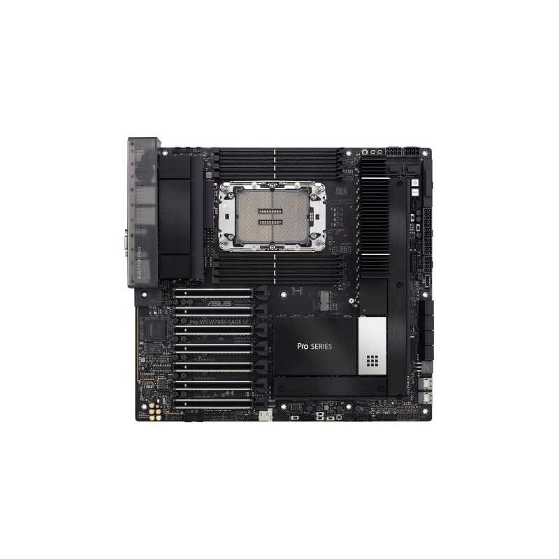 Asus PRO WS W790E-SAGE SE, Workstation, Intel W790, LGA4677, EEB, 8 DDR5, Dual 10G LAN,  IPMI Remote Management, SlimSAS, PCIe5,