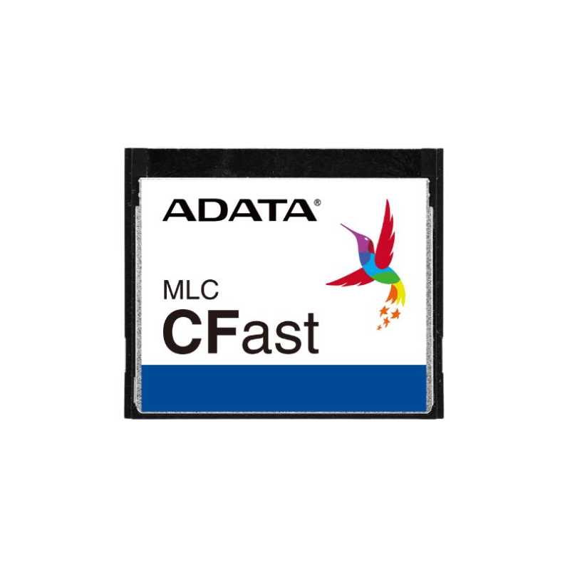 ADATA ISC3E 32GB ISC3E MLC CFast Card, SATA, Industrial Grade, ECC, Low Power, Up to 500MB/s