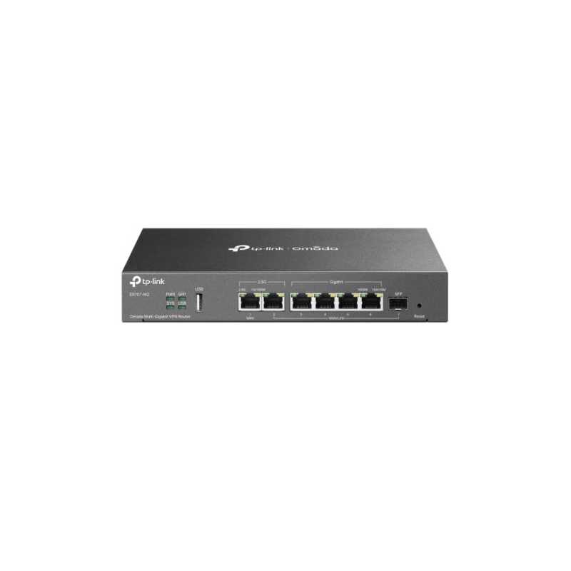 TP-LINK (ER707-M2) Omada Multi-Gigabit VPN Router, Omada SDN, 2x 2.5G Ports, Up to 6x WAN, SFP Port, Extensive Security Features