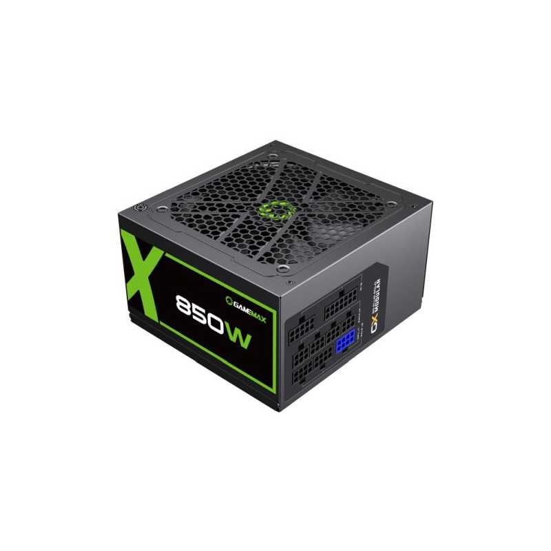 GameMax 850W GX850W PSU, Fully Modular, 80+ Gold, 12cm FDB Fan, Power Lead Not Included