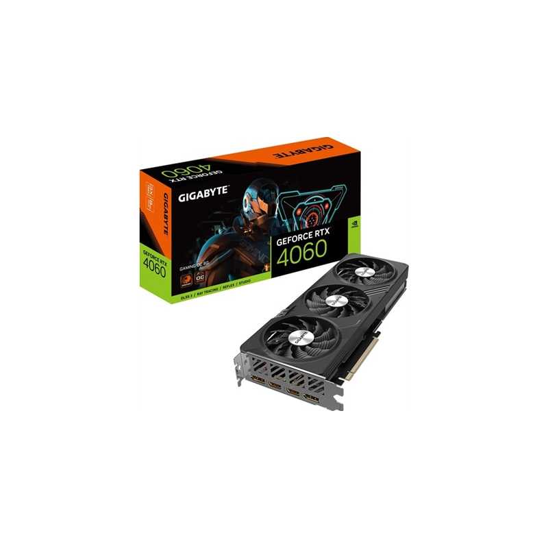 GIGABYTE NVIDIA GeForce RTX 4060 WINDFORCE OC 8GB GDDR6 PCI