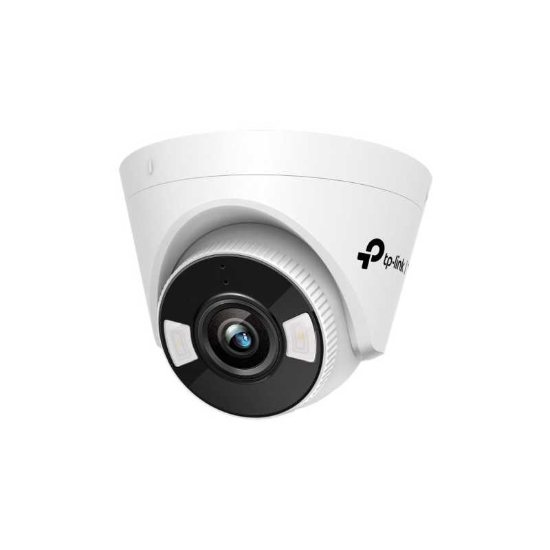 TP-LINK (VIGI C450 4MM) 5MP Full Colour Turret Network Camera w/ 4mm Lens, PoE, Smart Detection, People & Vehicle Analytics, H.2