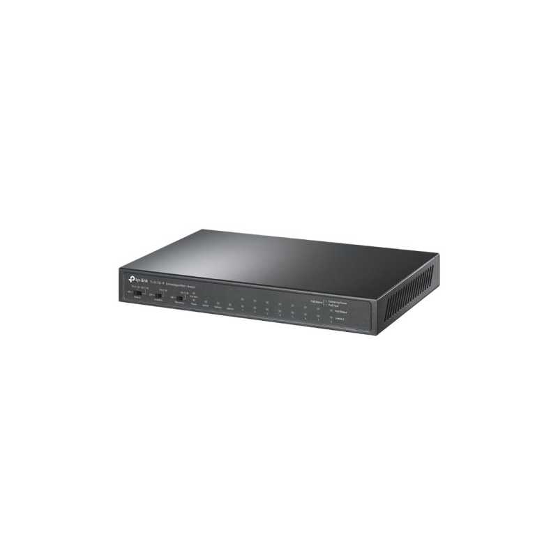 TP-LINK (TL-SL1311P) 8-Port 10/100Mbps + 3-Port Gigabit Desktop Switch with 8-Port PoE+, GB SFP Port