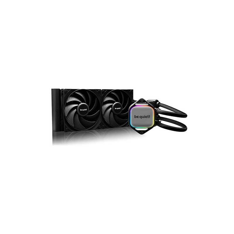 Be Quiet! Pure Loop 2 240mm Liquid CPU Cooler, 2x Pure Wings 3 PWM Fans, ARGB Cooling Block