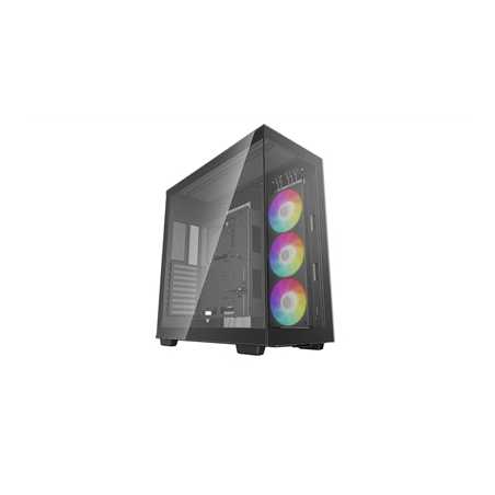 DeepCool CH780, Black, Full Tower Gaming Case, Tempered Glass, 1x 420mm ARGB Side fan, Mini-ITX / M-ATX / ATX / E-ATX