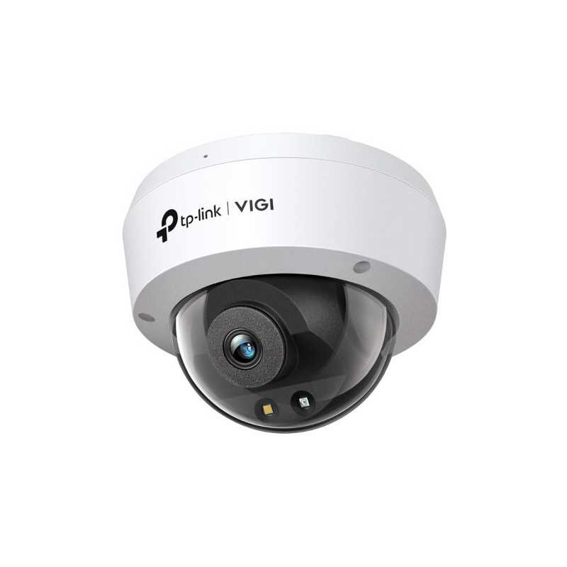 TP-LINK (VIGI C250 4MM) 5MP Full-Colour Dome Network Camera w/ 4mm Lens, PoE, Smart Detection, IP67, People & Vehicle Analytics,