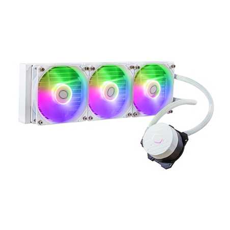 Cooler Master MasterLiquid 360L Core ARGB White All In One Liquid CPU Cooler - 360mm