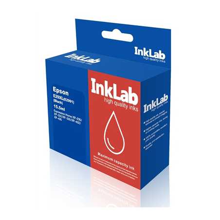 InkLab 29 XL Epson Compatible Black Replacment Ink