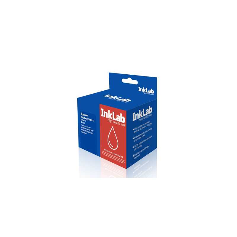 InkLab 405 XL Epson Compatible Black Replacment Ink